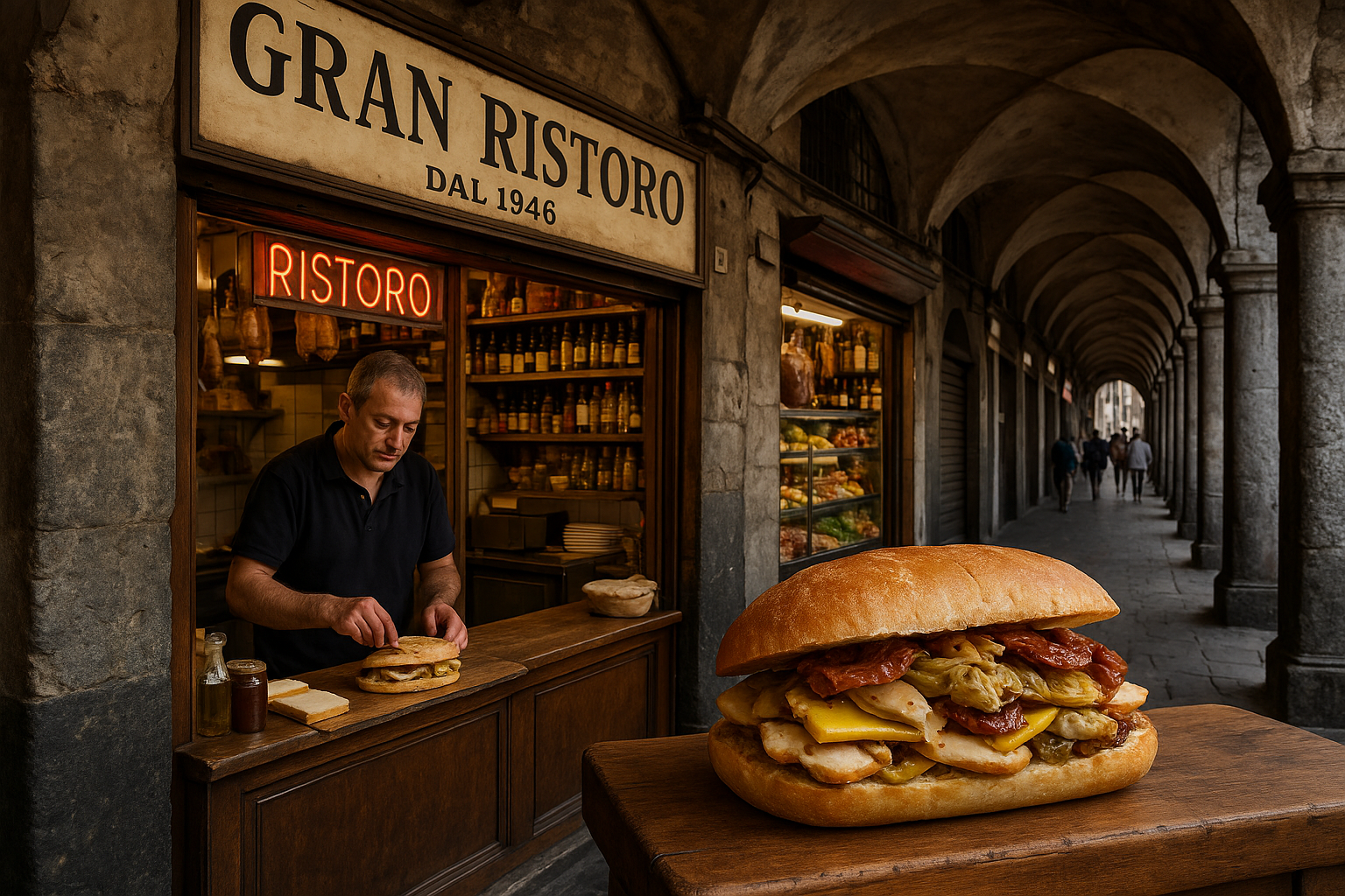 Gran Ristoro di Genova: 80 anni di panini sotto i portici di Sottoripa, dalla 'Fame o voglia?' al mito locale