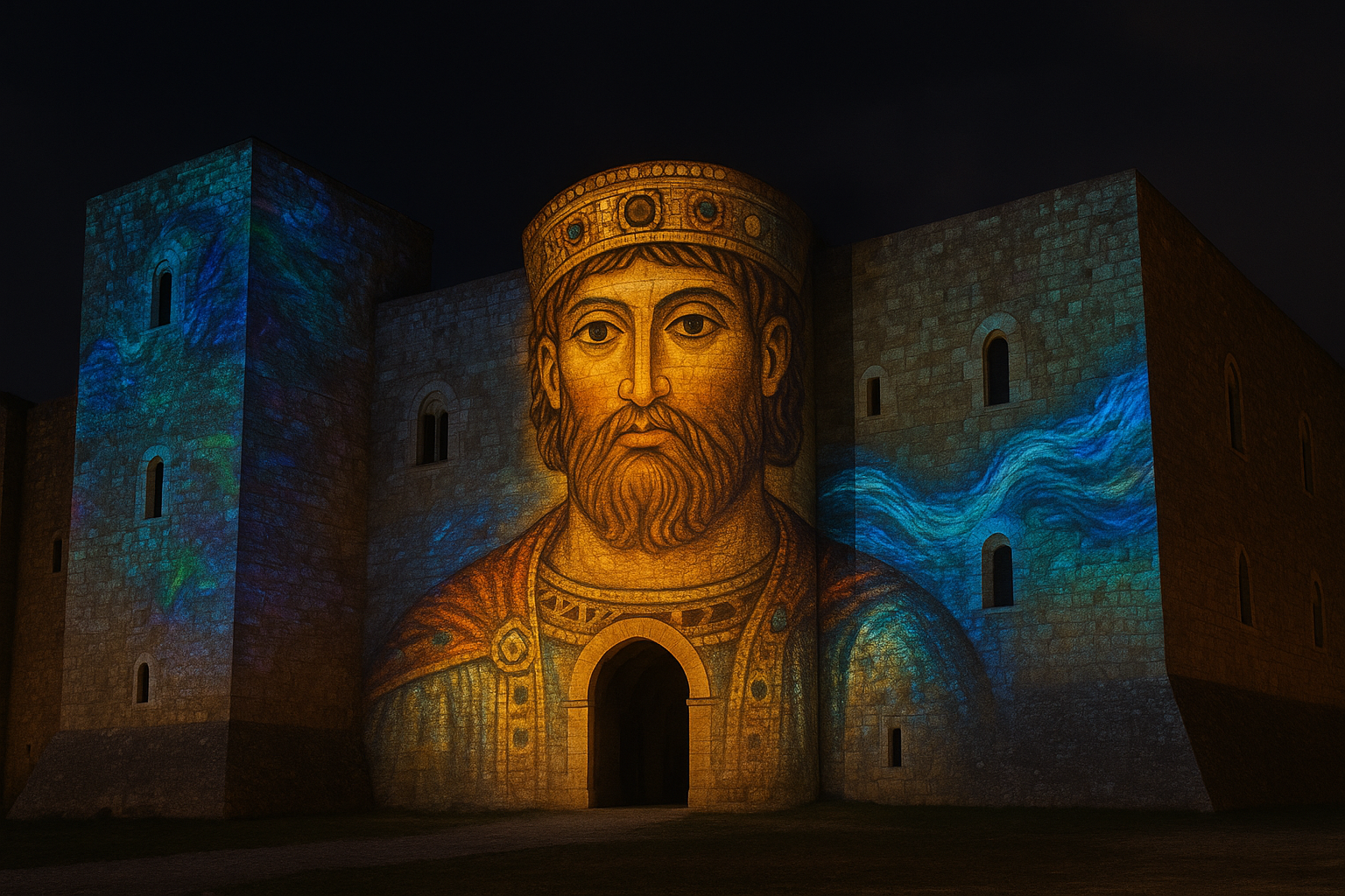 Castello di Lagopesole: il videomapping trasforma la 'meraviglia del mondo' in opera luminosa tutta l'estate (2)