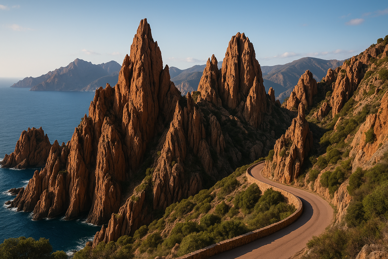 Calanchi di Piana, il giardino di pietra della Corsica tra falesie rosse e pinnacoli naturali