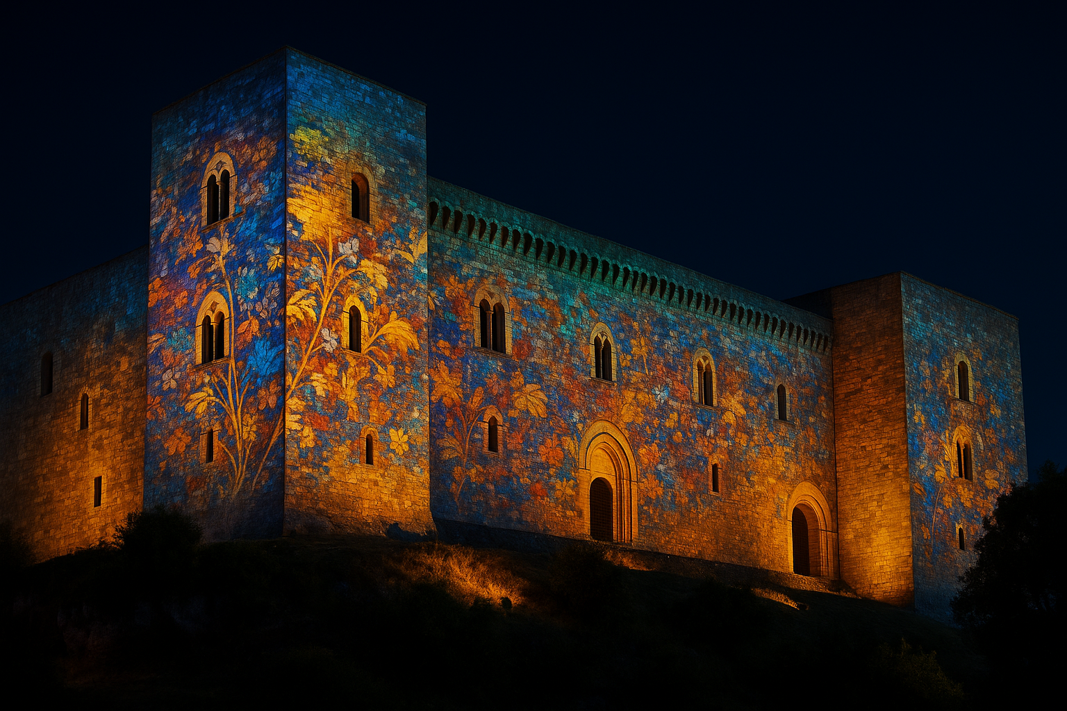 Il Castello di Lagopesole si trasforma in opera luminosa: videomapping e suoni per l'estate 2026 (2)