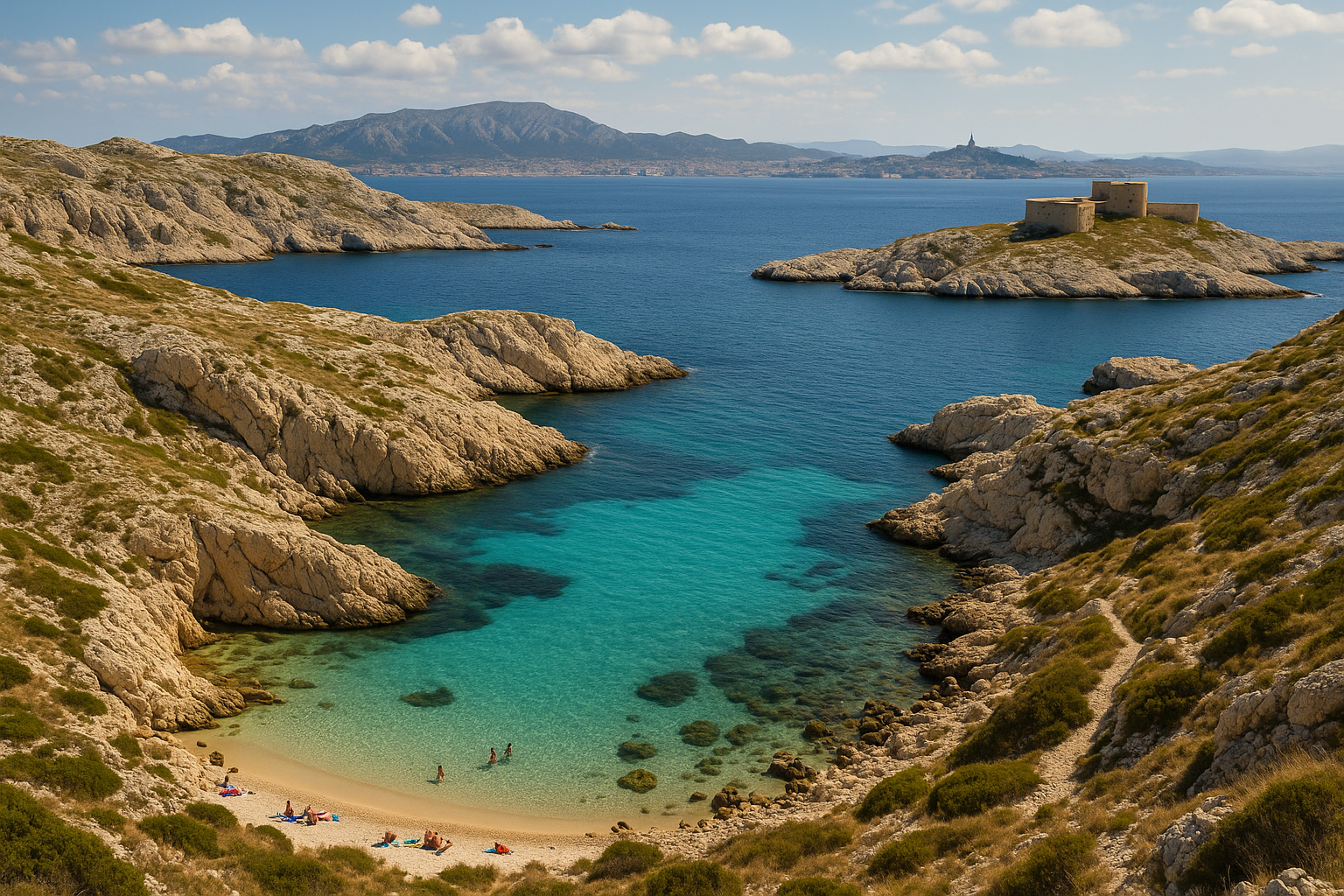 Isole del Frioul a Marsiglia: calette limpide e storia a pochi minuti dal Porto Vecchio
