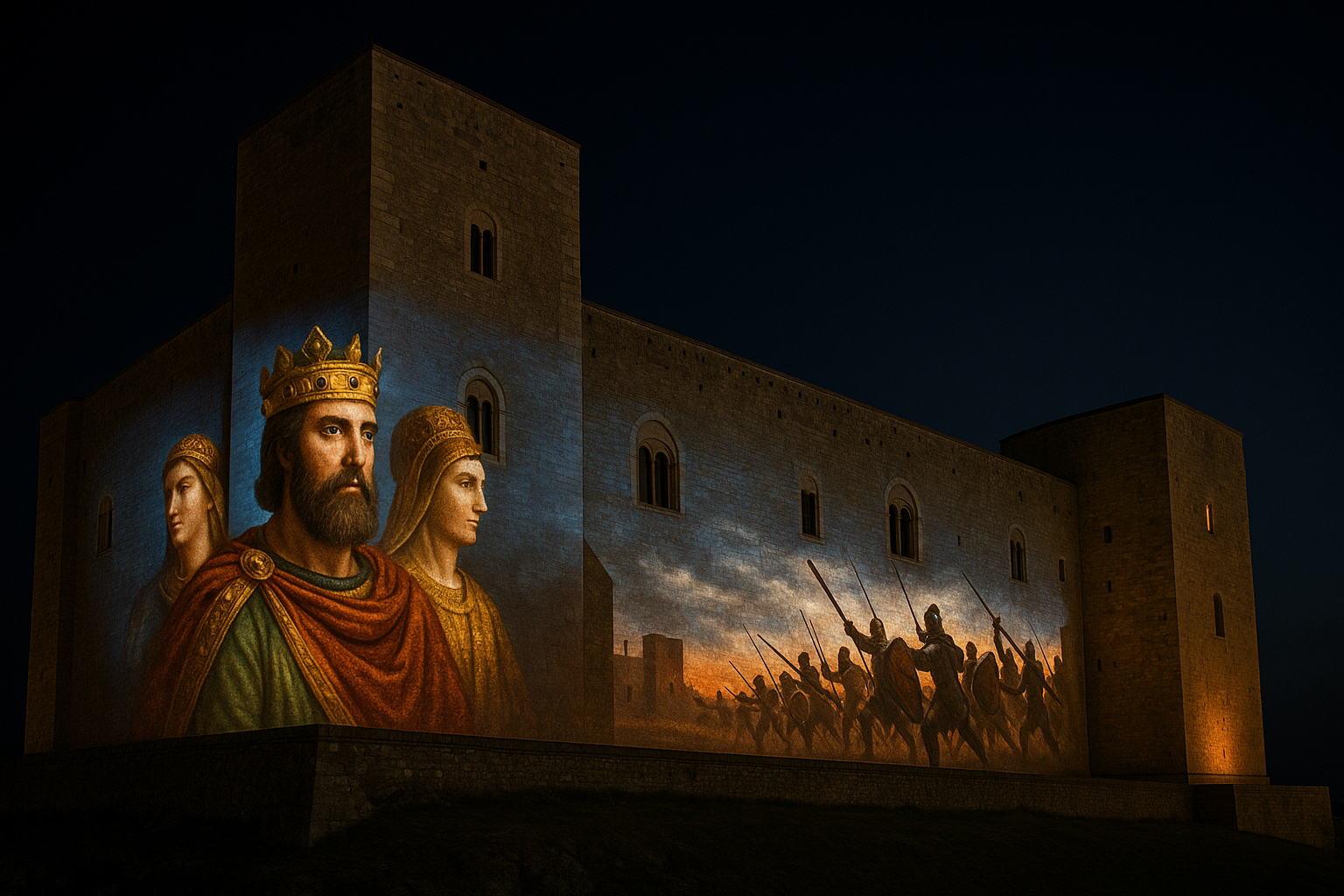 Castello di Lagopesole e il videomapping estivo 2026: quando l'architettura medievale incontra la tecnologia