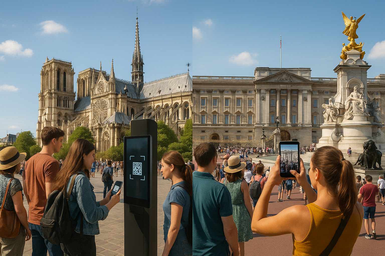 Parigi e Londra estate 2026: Notre-Dame riapre con biglietto digitale, Buckingham Palace svela la Picture Gallery