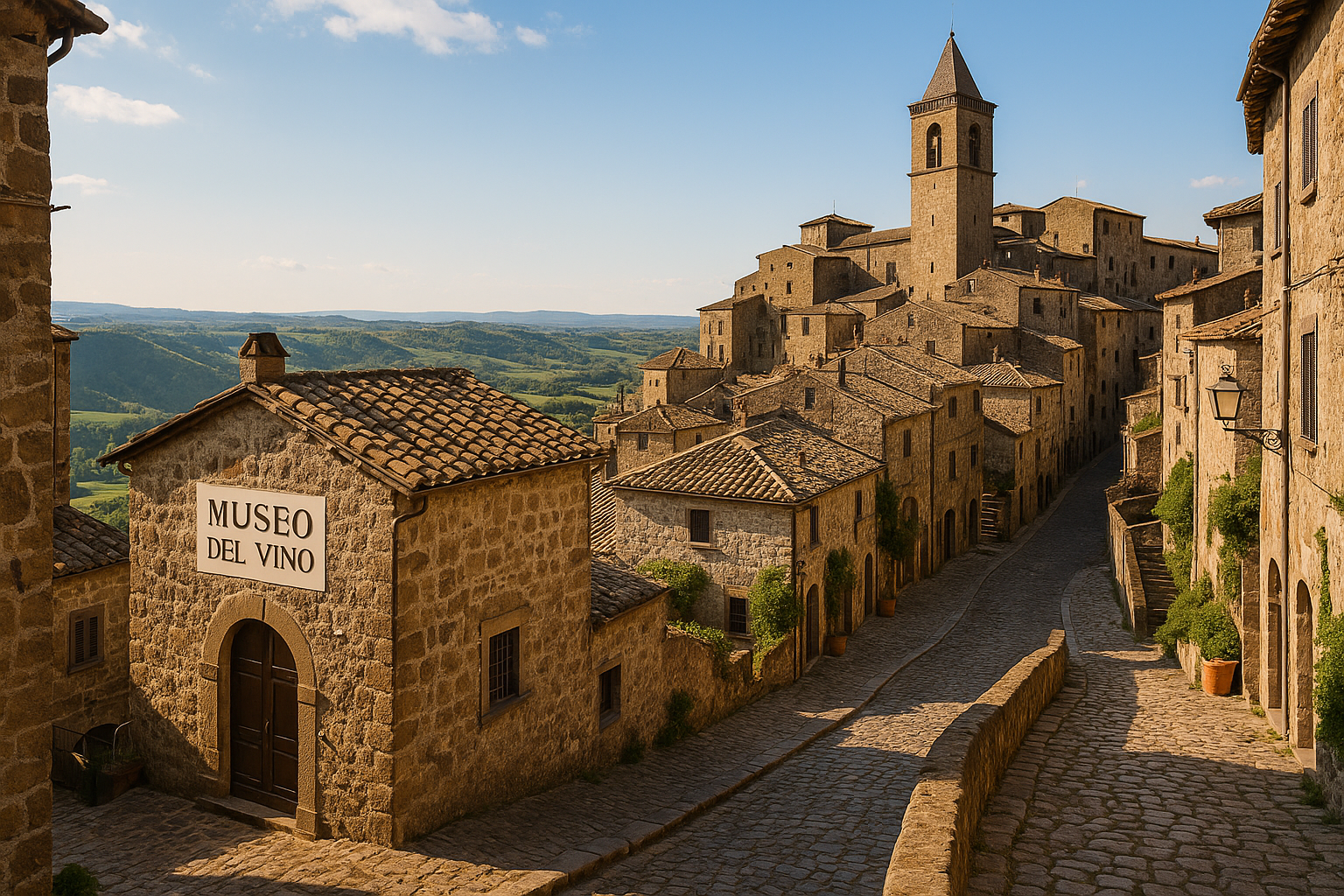 Castiglione in Teverina: il borgo della Tuscia che custodisce il museo del vino più grande d'Europa