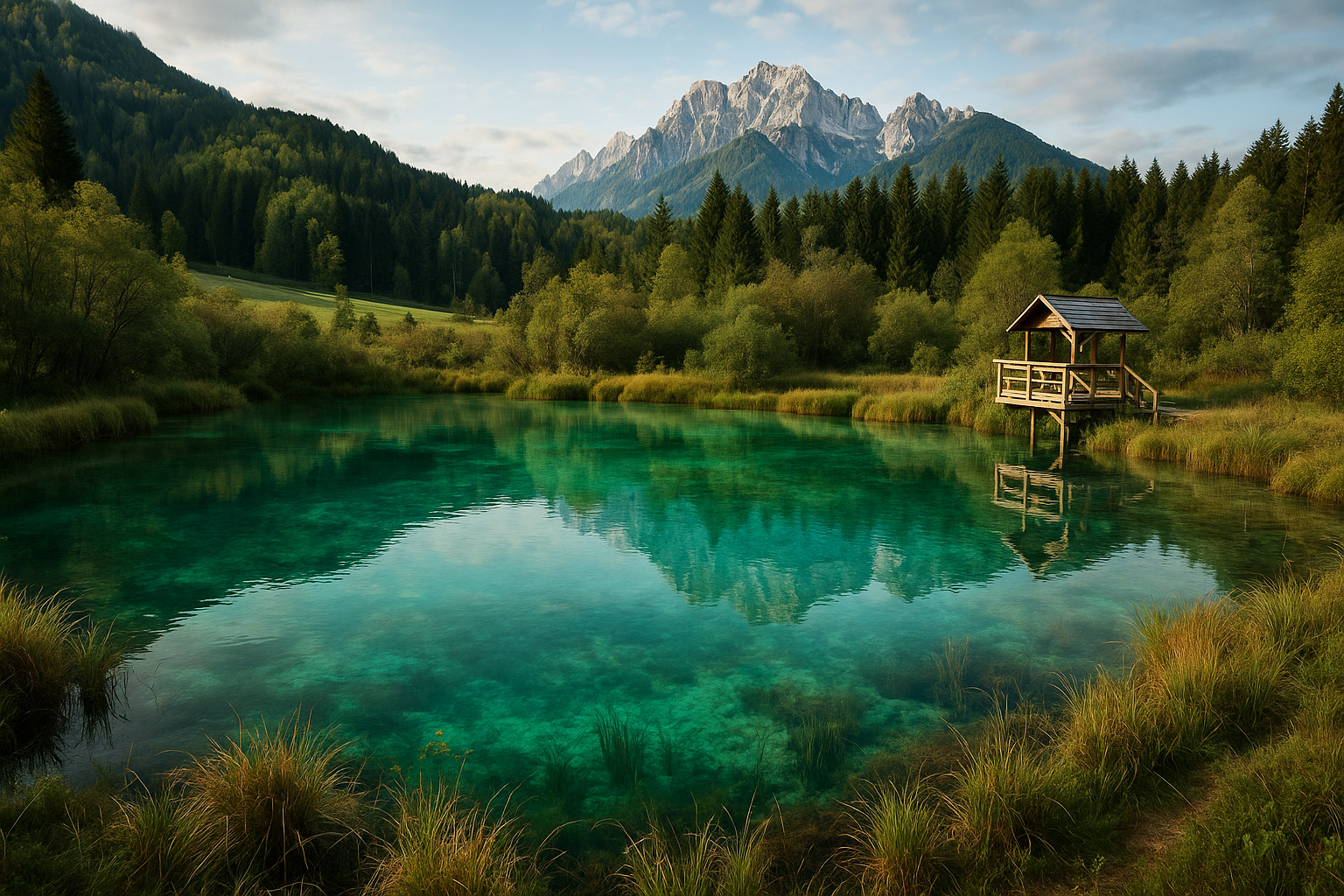 I laghi smeraldo d'Europa: Zelenci in Slovenia e le acque cristalline alpine