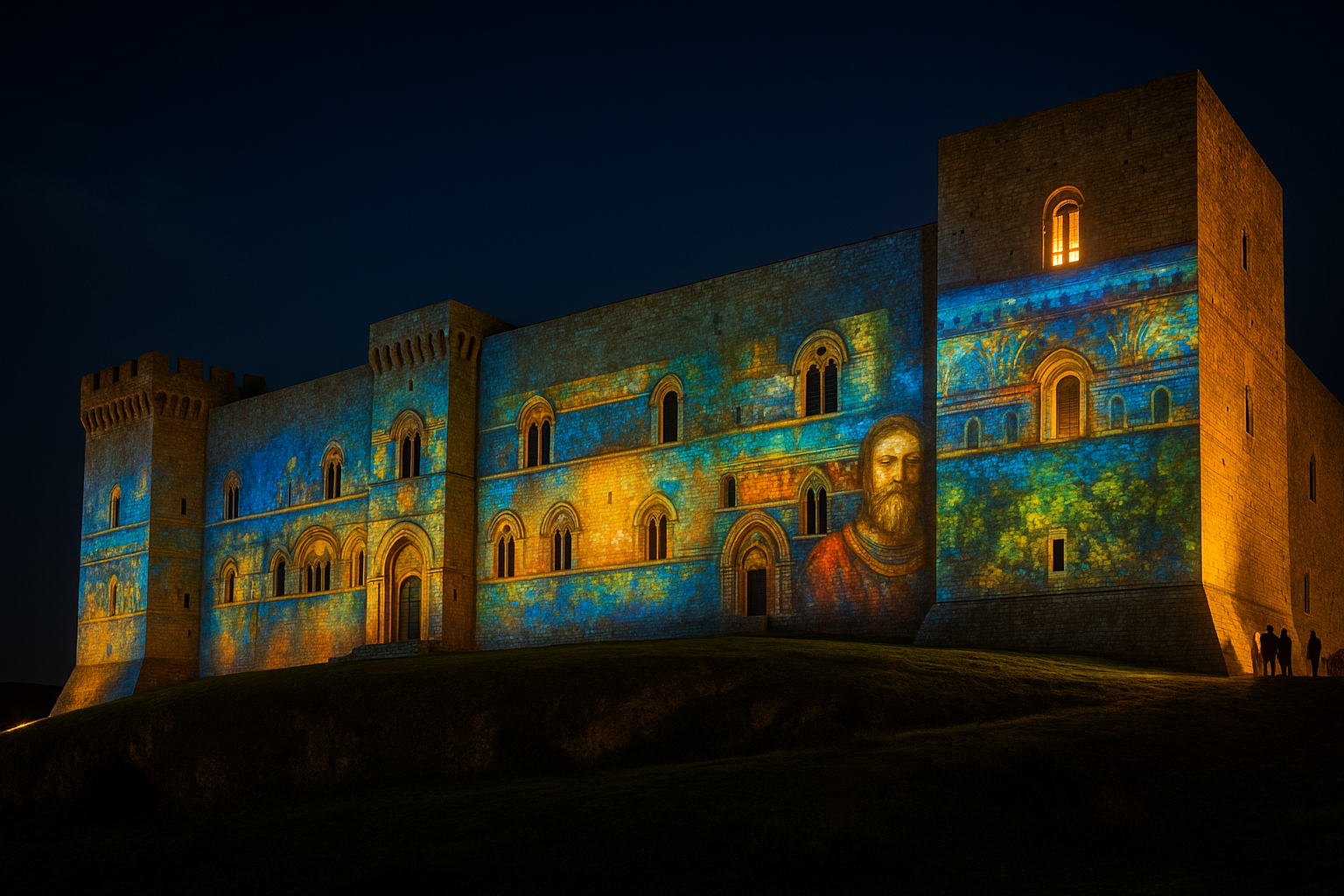 Il Castello di Lagopesole si trasforma in opera luminosa: videomapping e suoni per l'estate 2026