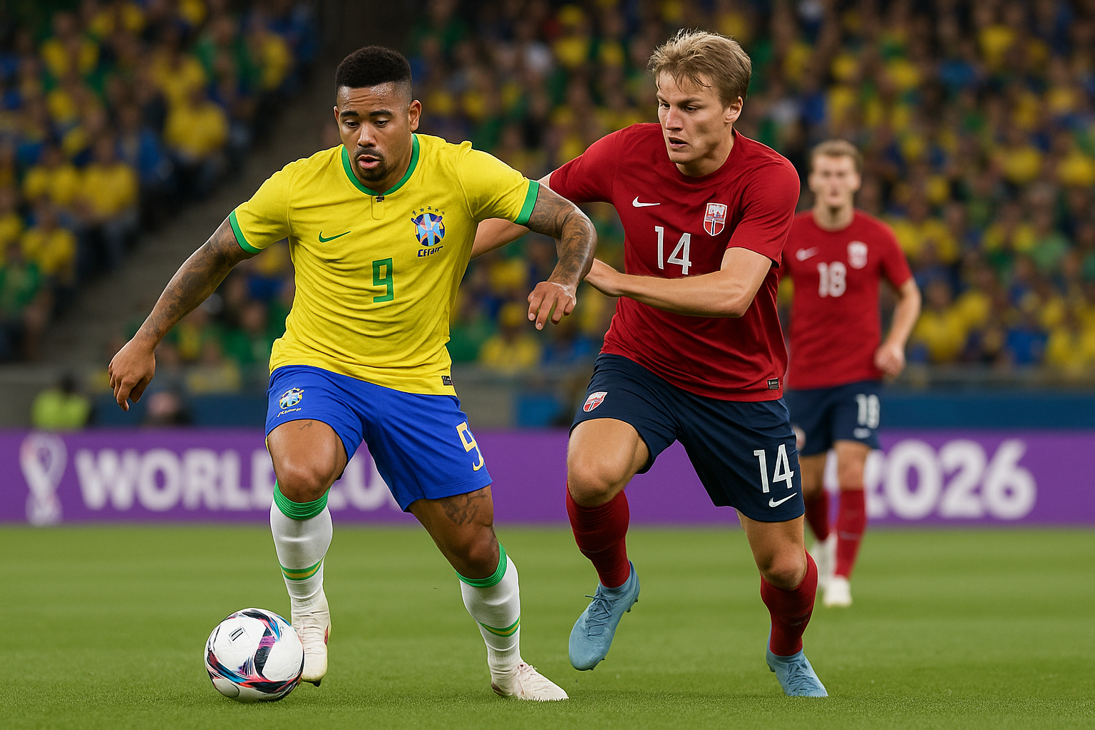 Brasile vs Norvegia