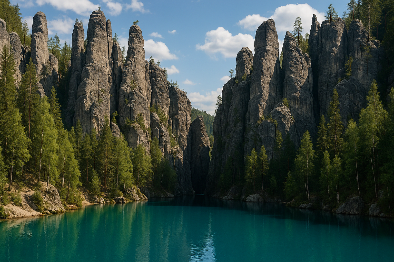 Rocce di Adrspach-Teplice: il paradiso geologico della Boemia che sfida la gravità