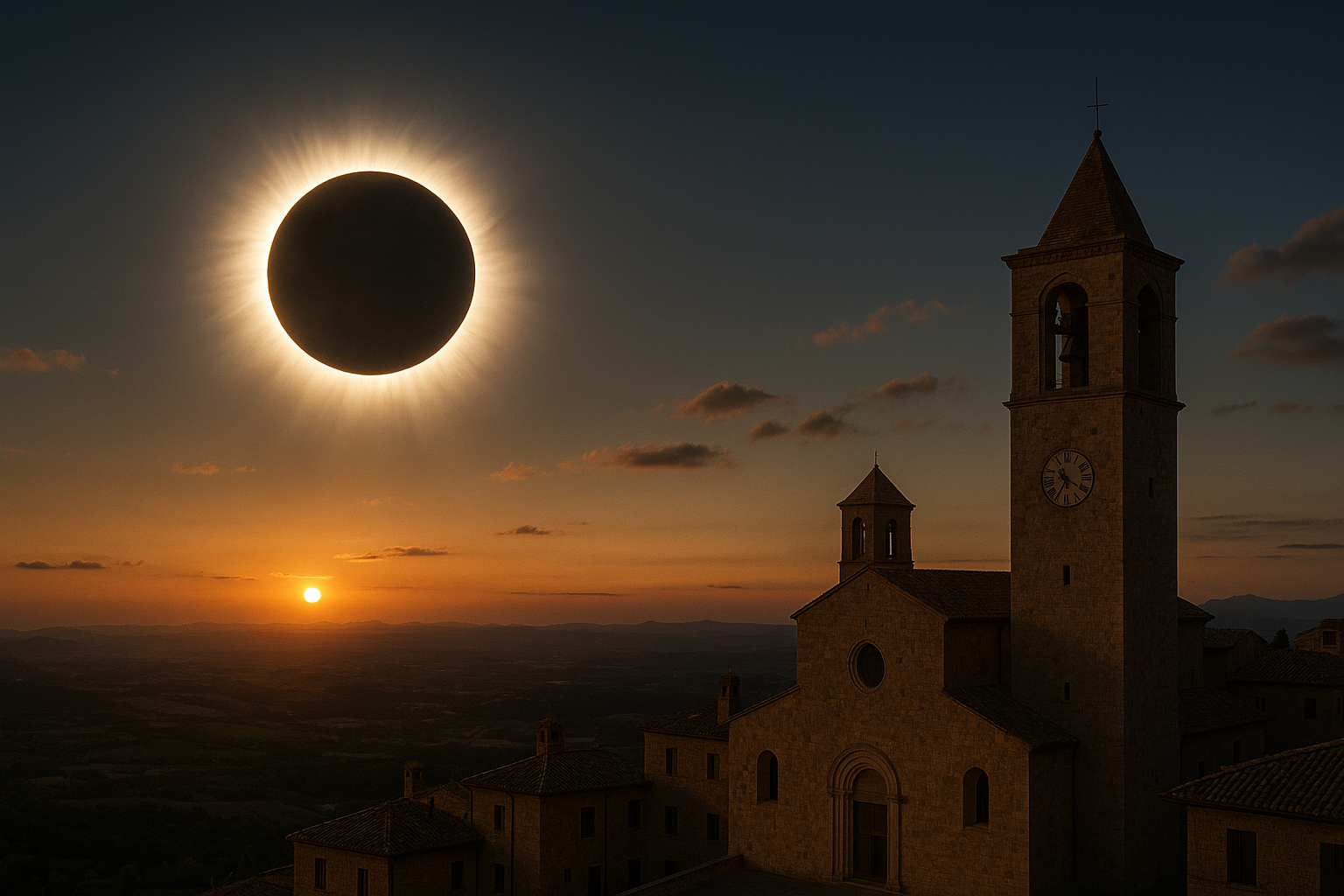 Eclissi solare del 12 agosto 2026: i 5 migliori luoghi europei per osservarla