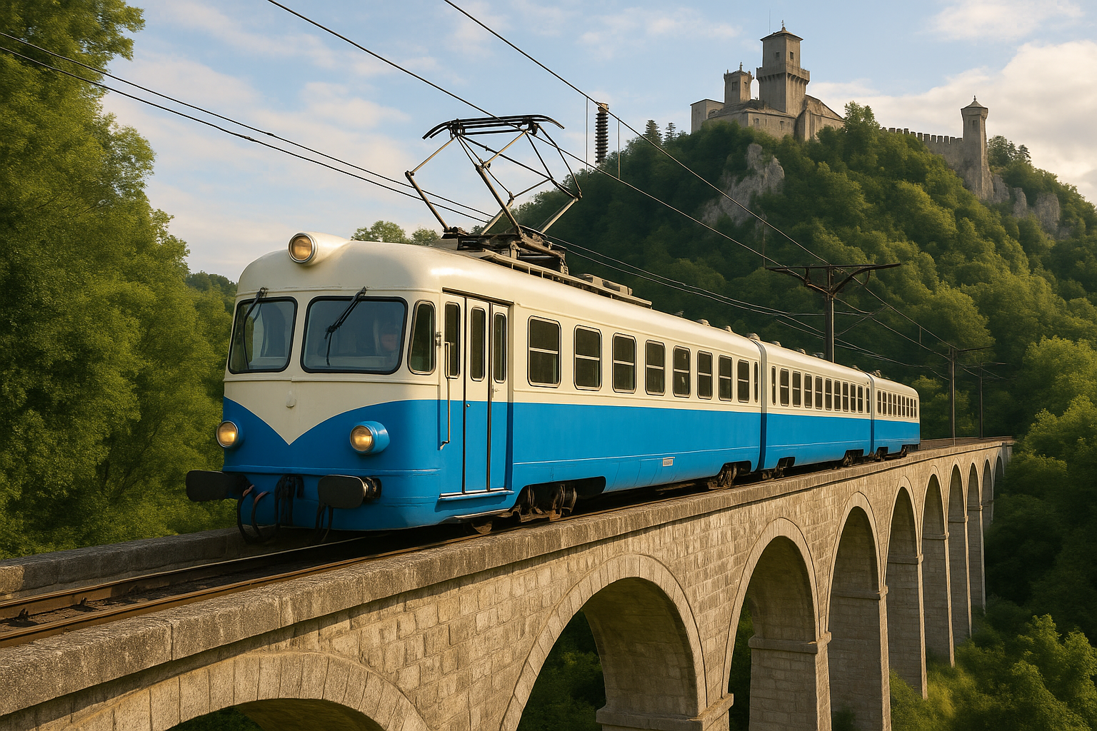 Il Treno Bianco Azzurro di San Marino riparte dopo 82 anni: corse gratuite per l'estate 2026 (2)