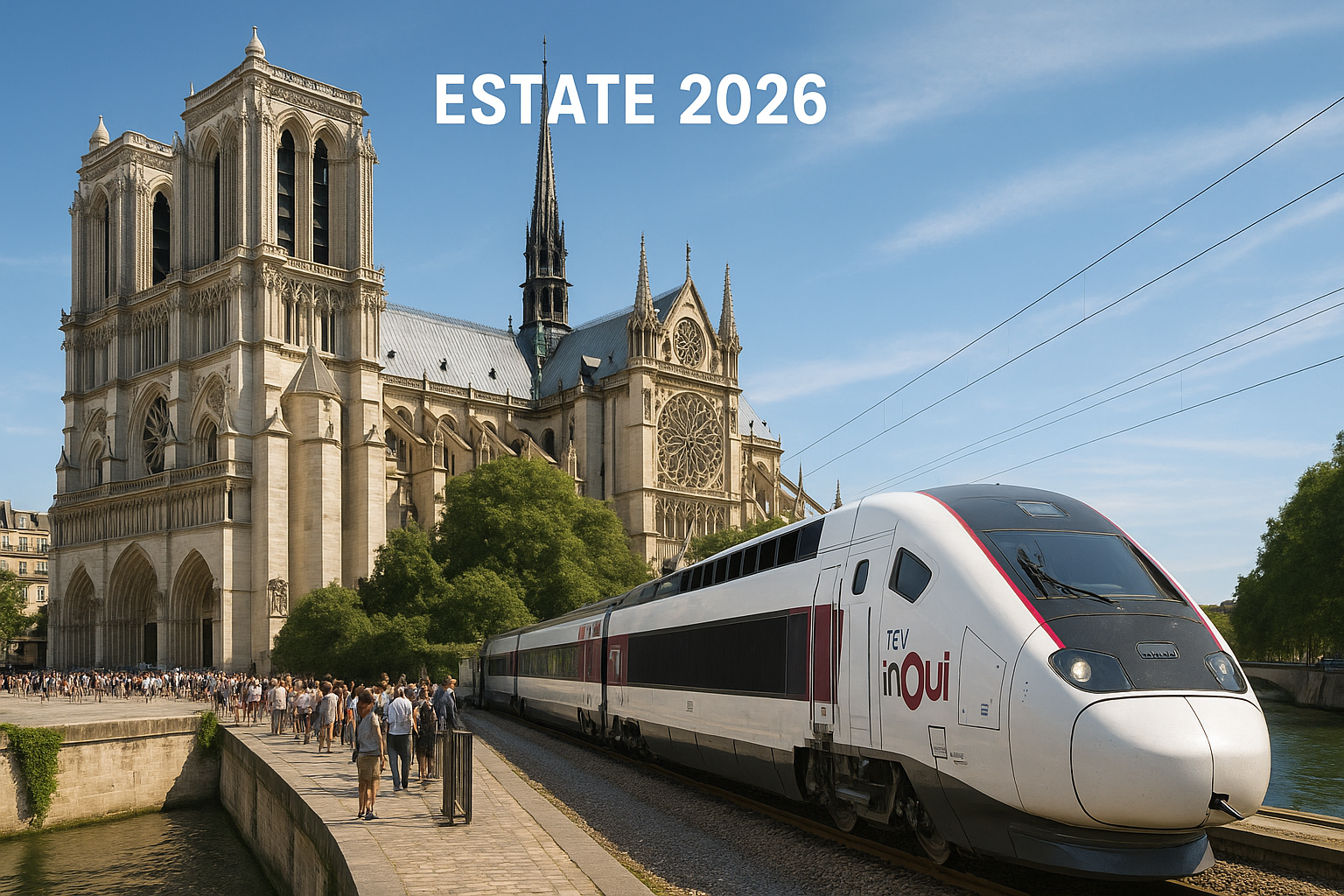 Parigi e Normandia in estate 2026: Notre-Dame riapre con biglietto digitale, Monet e i nuovi treni TGV da Milano