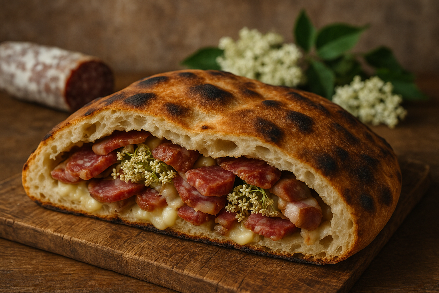 La vastedda cu samucu: la focaccia siciliana dei Nebrodi con fiori di sambuco e storia centenaria