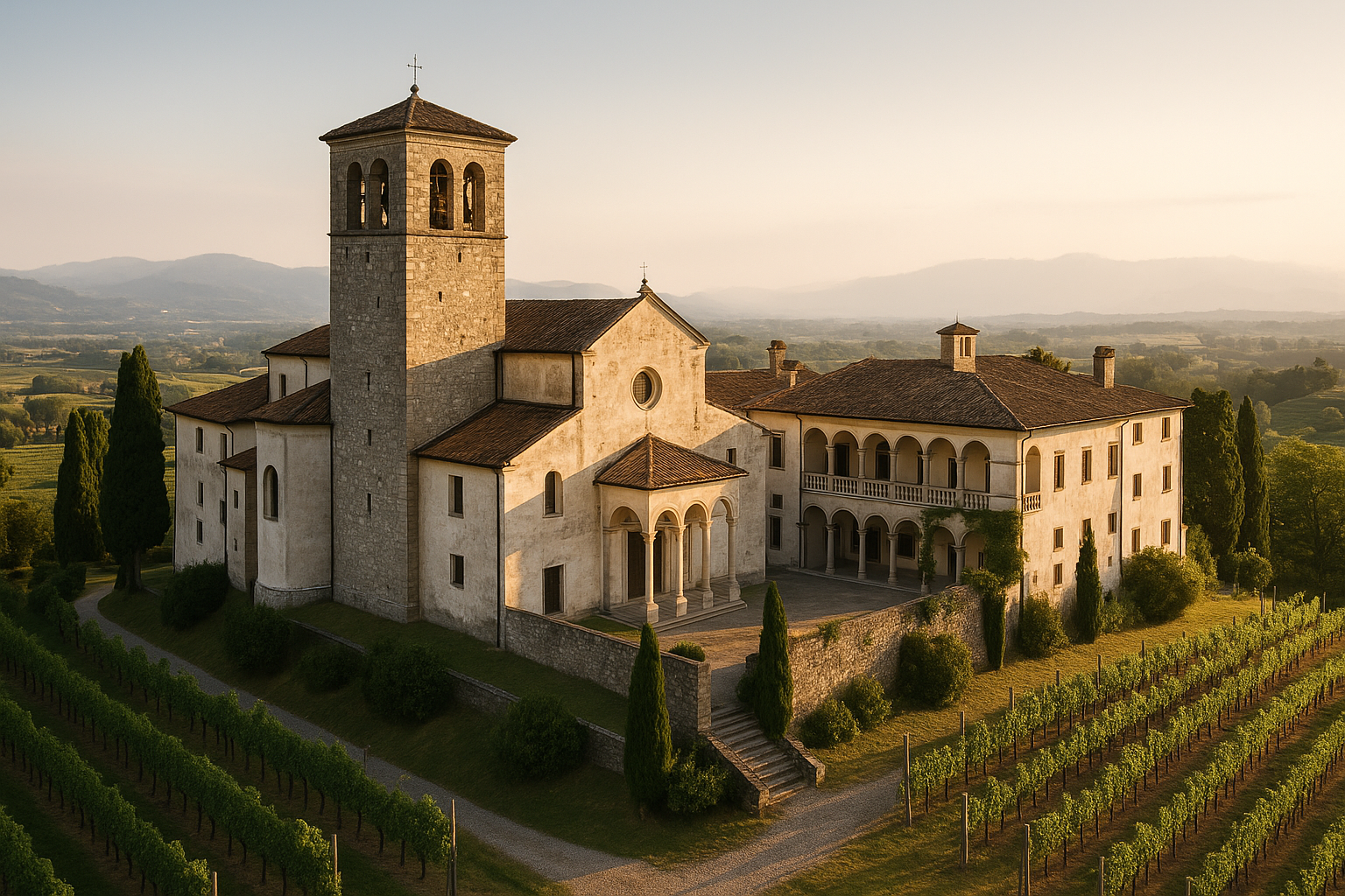 Abbazia di Rosazzo: mille anni di storia tra vigneti e spiritualità nelle colline friulane