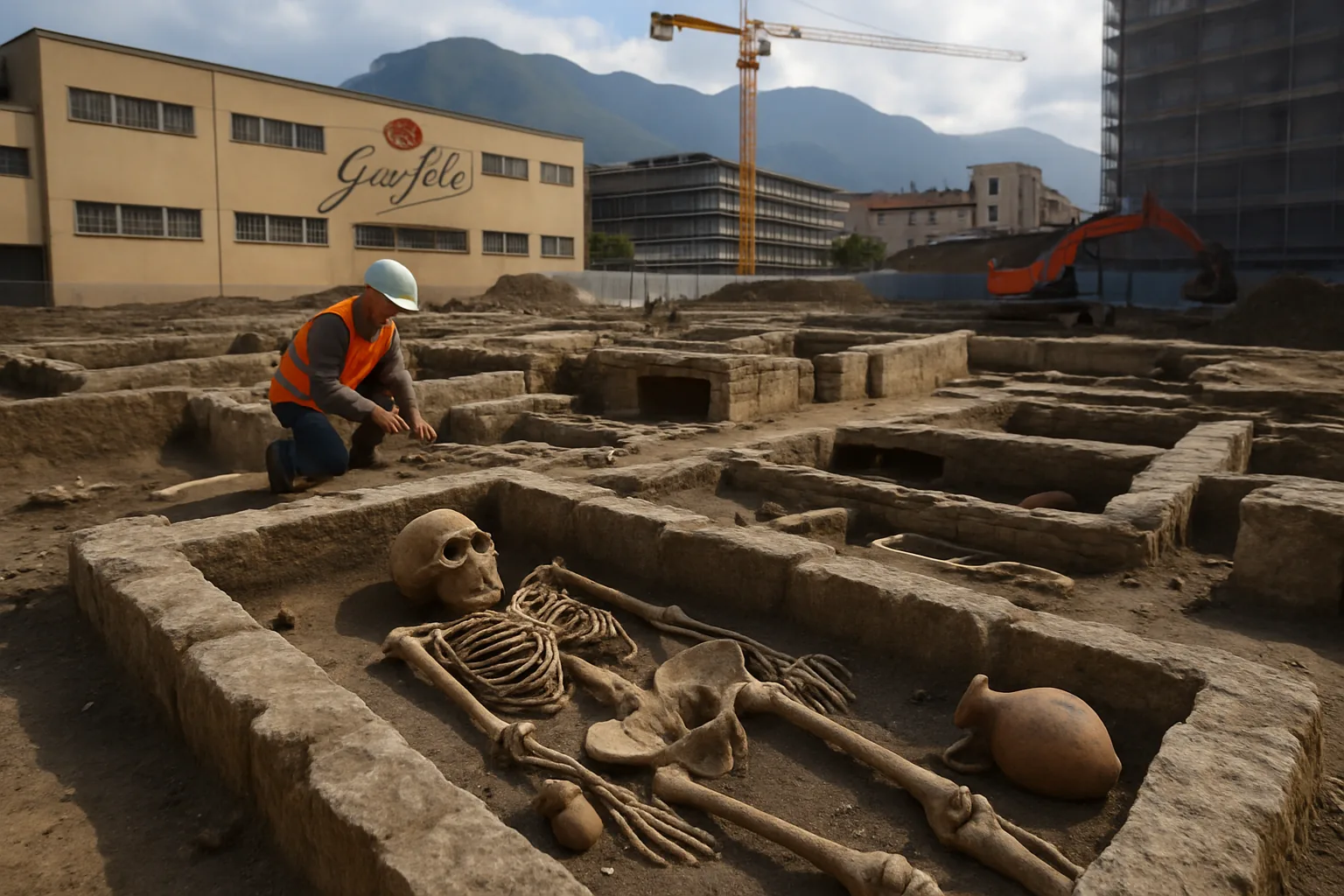Necropoli sotto il Pastificio Garofalo: cosa rivela lo scavo di Stabiae sul VI secolo a.C.