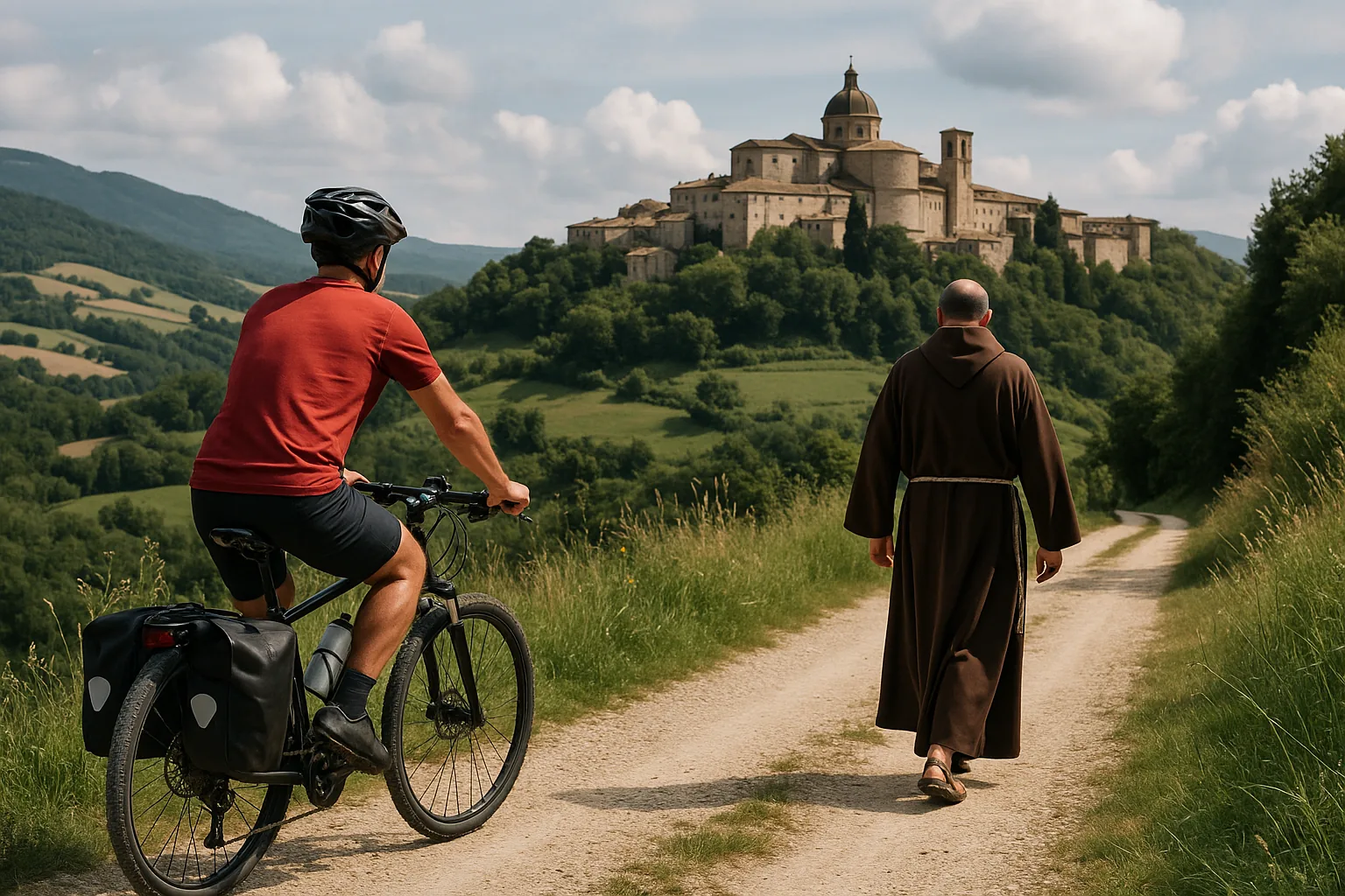Cammino dei Cappuccini nelle Marche: 800 anni dopo San Francesco, il percorso diventa cicloturistico