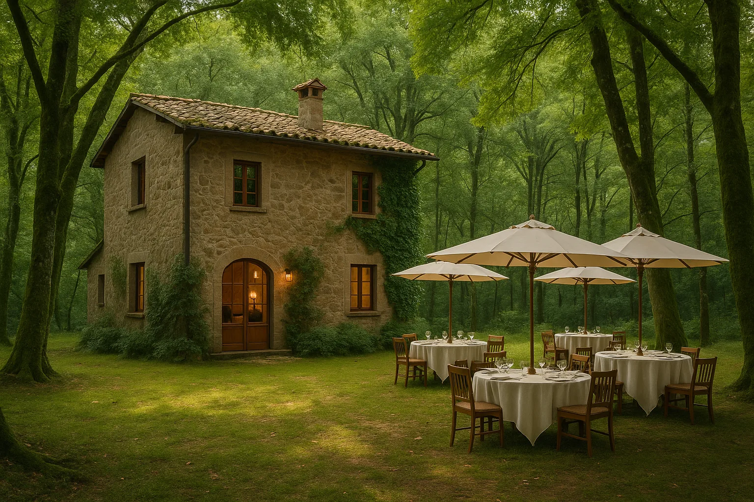 Ristorante nel bosco della Tuscia: Tiberio Proietti apre Marcellina Cucina Agricola nell'ex casale (2)