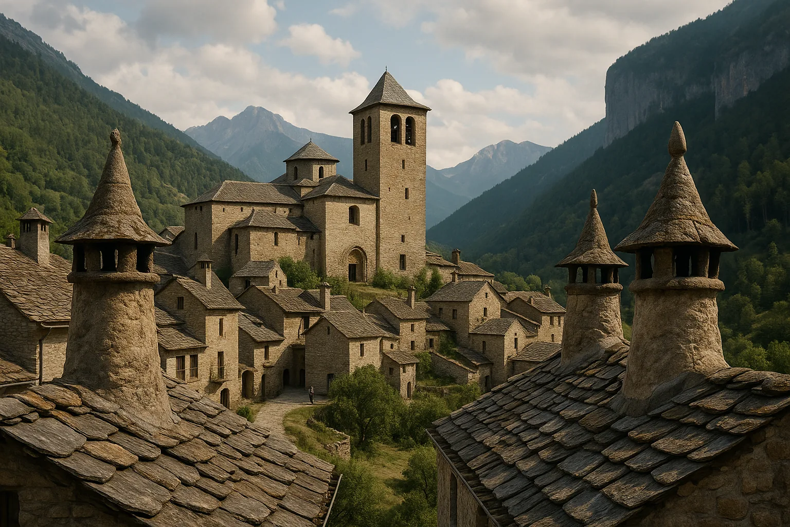 Borghi medievali europei fuori dal turismo di massa: da Torla ai Pirenei a Radovljica in Slovenia