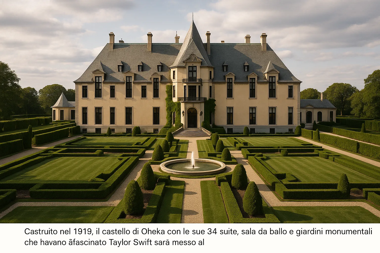Il castello di Oheka va all'asta il 27 ottobre: la dimora che ha incantato Taylor Swift