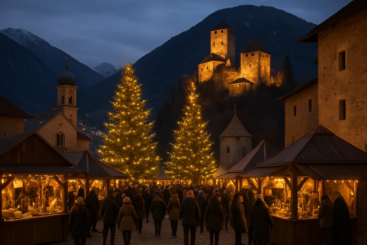 I mercatini di Natale a Merano e Castel Tirolo trasformano l'Alto Adige in una favola