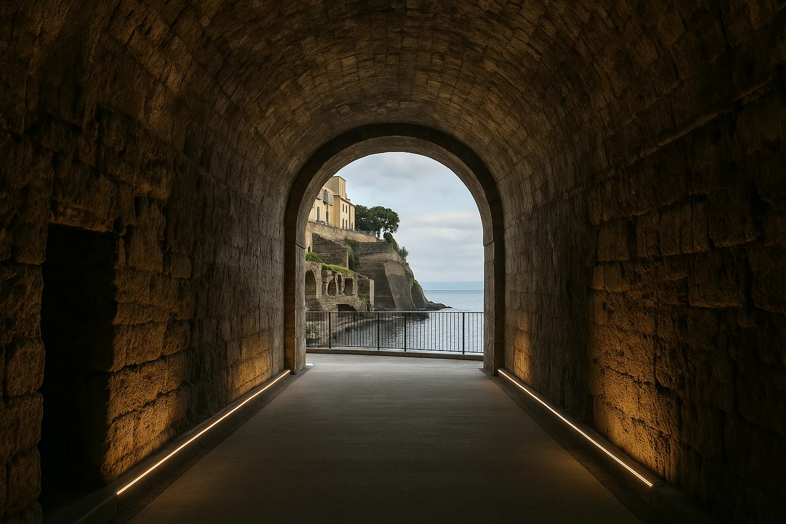 Ercolano, la Galleria Martusciello riapre: 100 metri di storia dal mare alla città