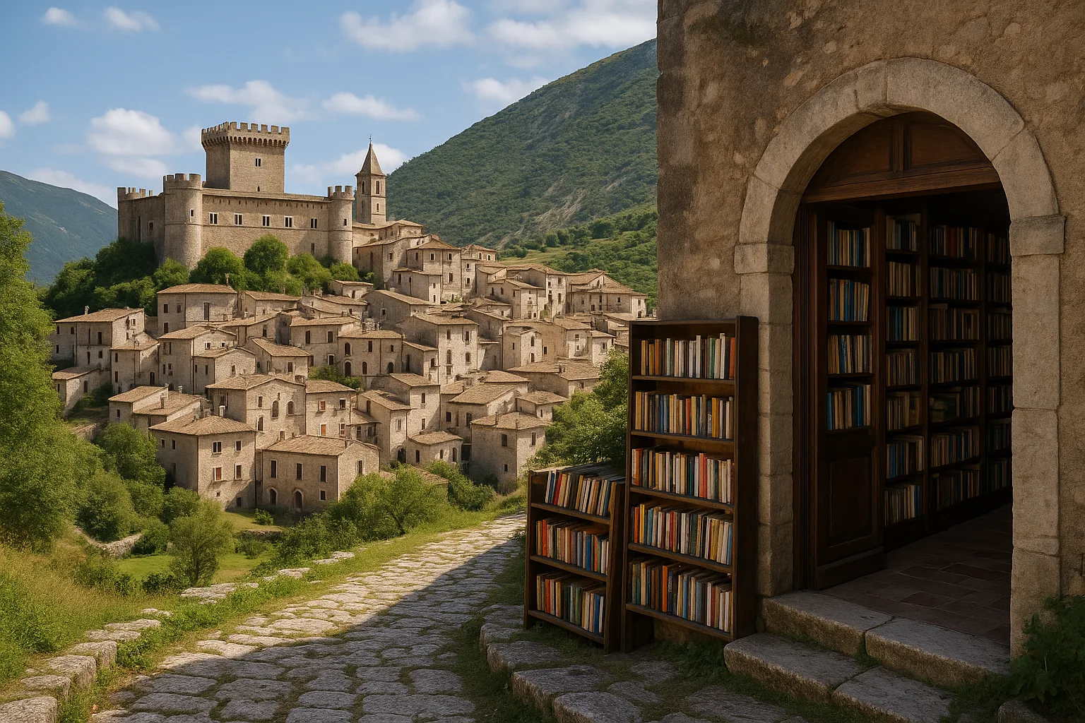 Gagliano Aterno: il borgo medievale abruzzese che unisce castello, valle Subequana e una libreria simbolo di rinascita