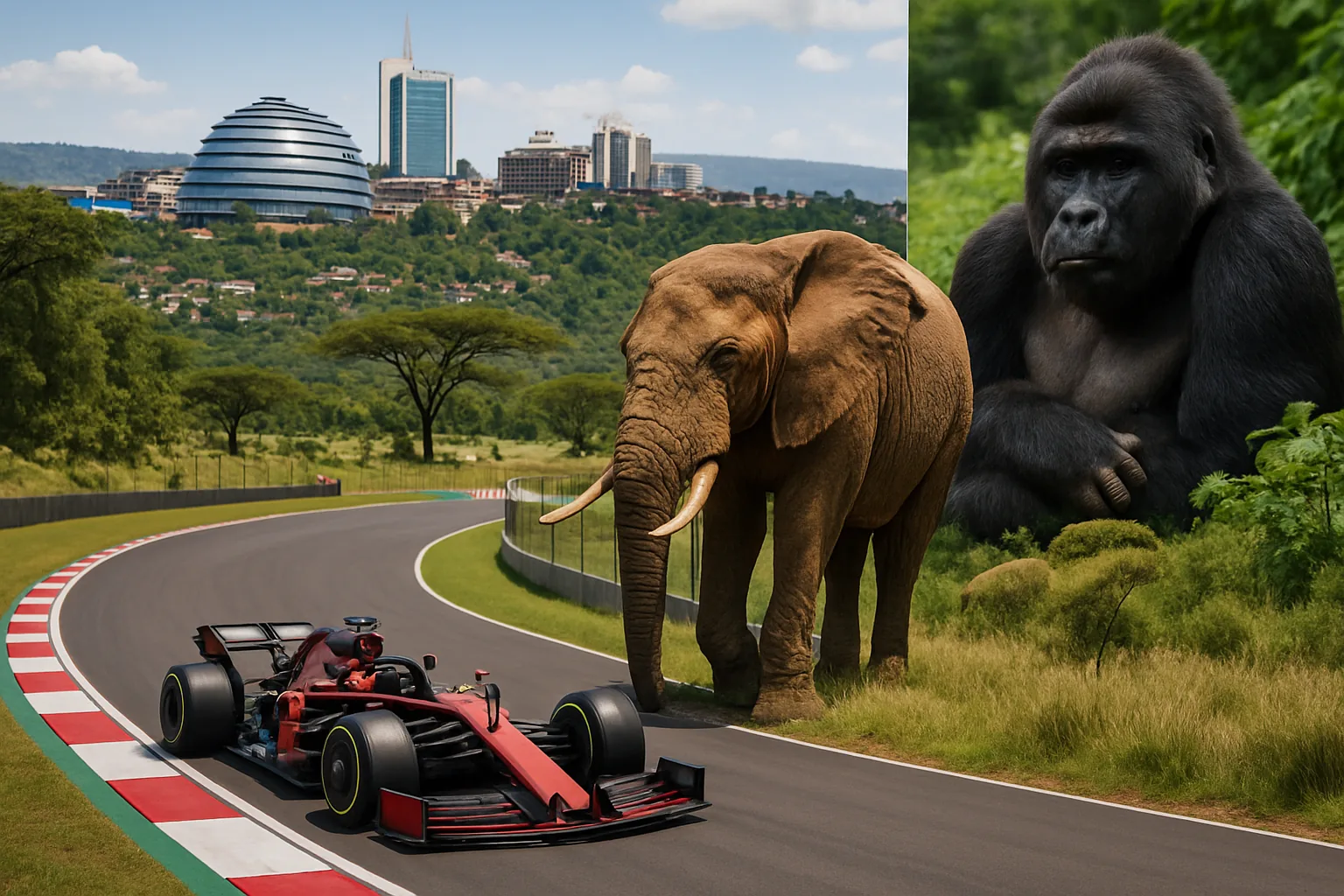 Il Ruanda oltre la Formula 1: safari, gorilla e il lago Kivu