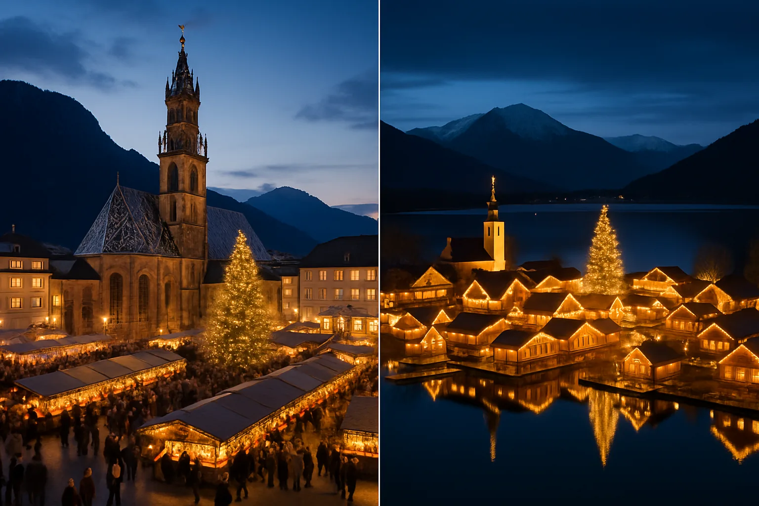 Mercatini di Natale: Bolzano e Villach, due capitali alpine a confronto